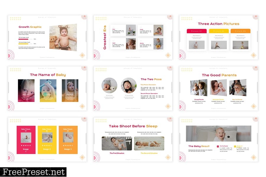 Baby Honey Presentation Template T7RS9TG