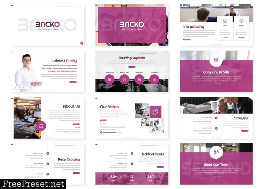 Backo - Presentation Template 939SLXF