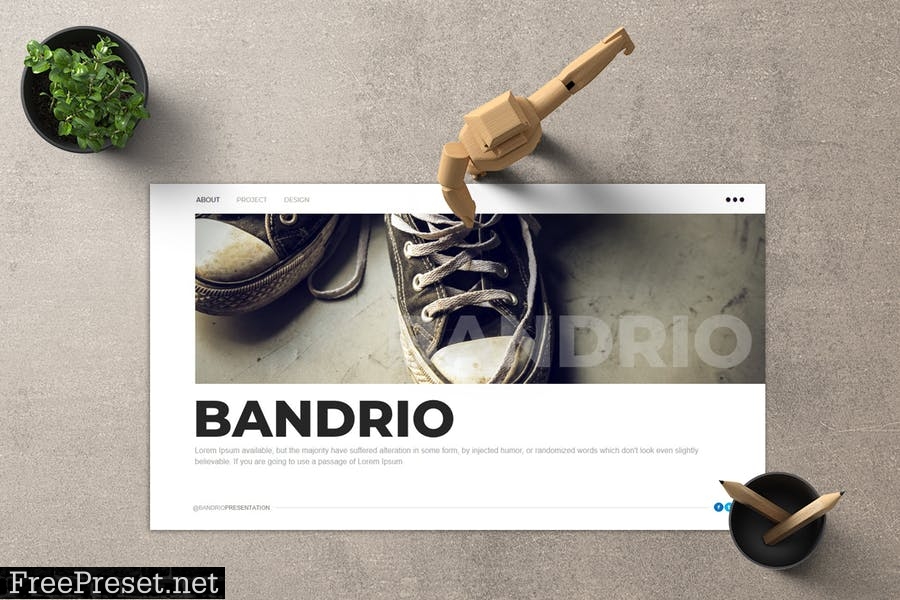 Bandrio - Powerpoint Template RMPWVMR