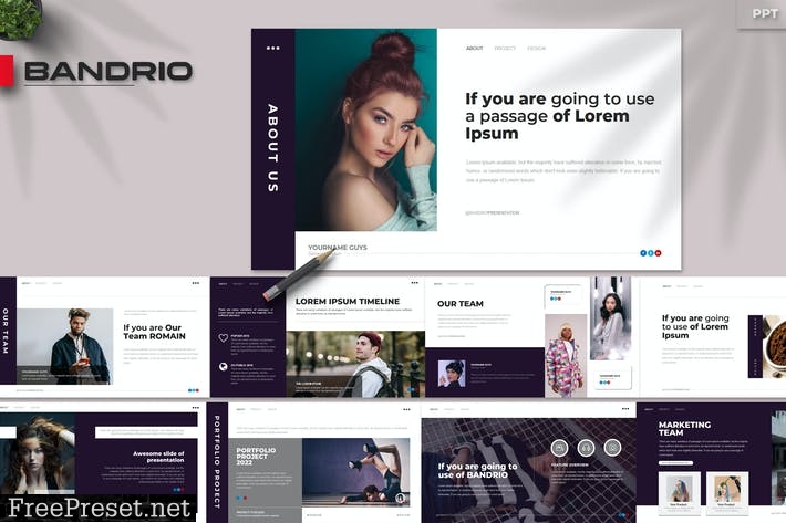 Bandrio - Powerpoint Template RMPWVMR