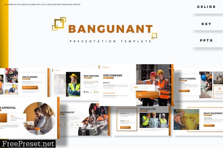 Bangunant - Presentation Template HV9VB96