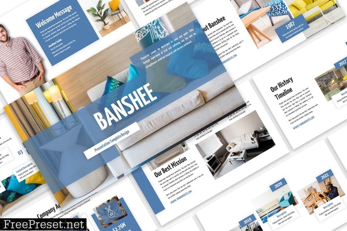 Banshee - Business Template Prensentation GLFE97L