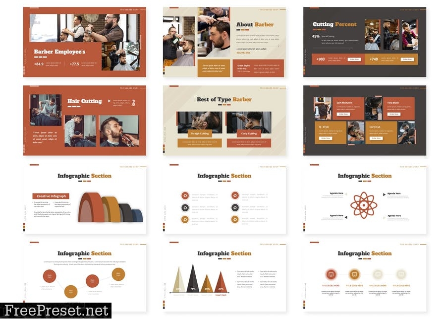 Barber Shop - Presentation Template P3JD8LM