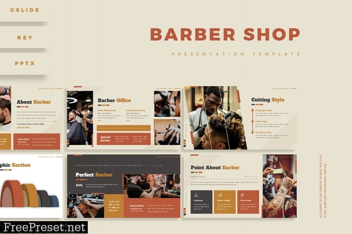 Barber Shop - Presentation Template P3JD8LM