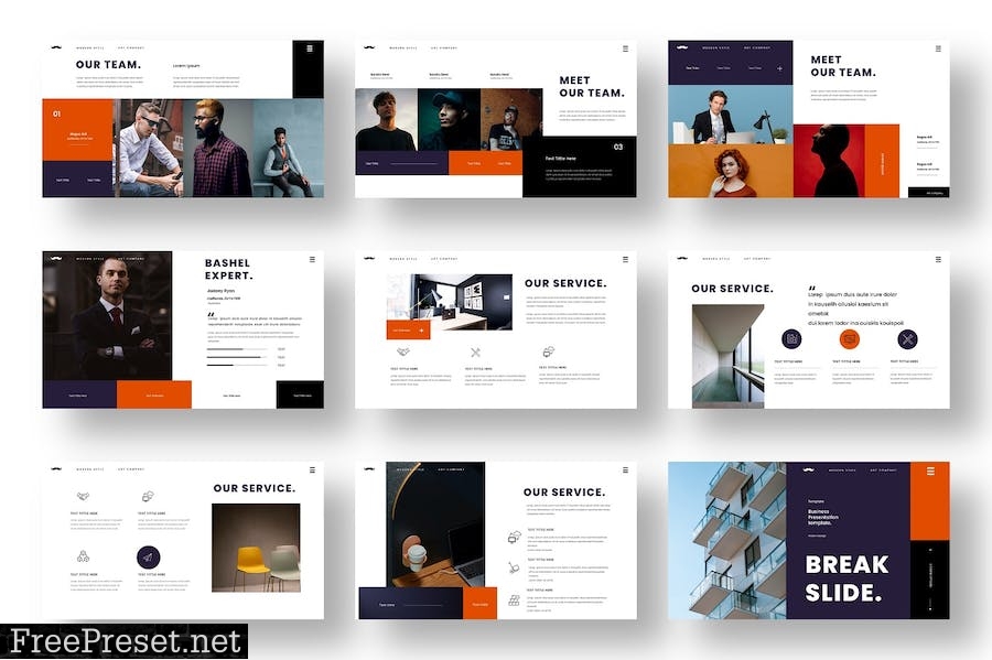 Bashel – Business PowerPoint Template ESQLTKY