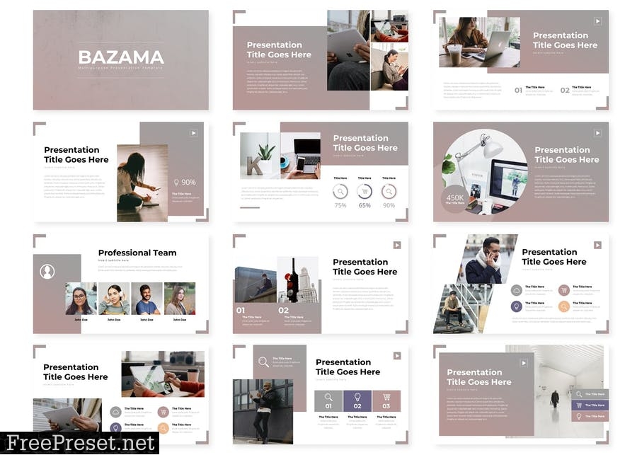 Bazama - Presentation Template 8NRRZE4