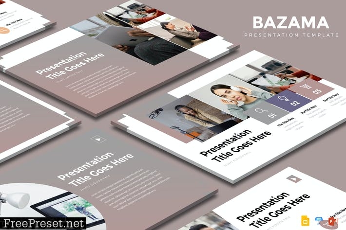 Bazama - Presentation Template 8NRRZE4