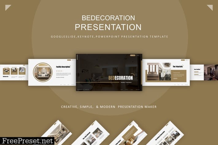 Bedecoration Presentation Template HAEC84W