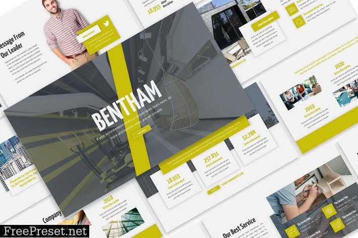 Bentham - Business Template Prensentation H52JH4C