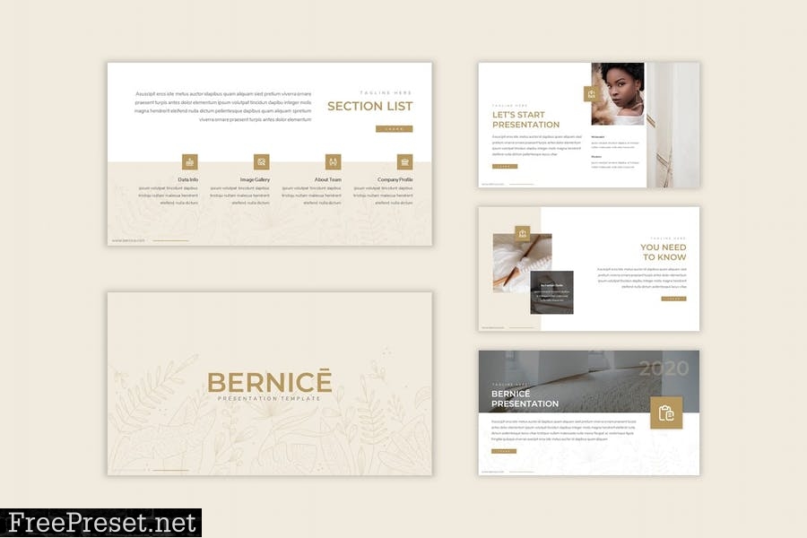 Bernice Presentation Template 9XGGPNY