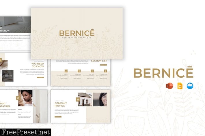 Bernice Presentation Template 9XGGPNY