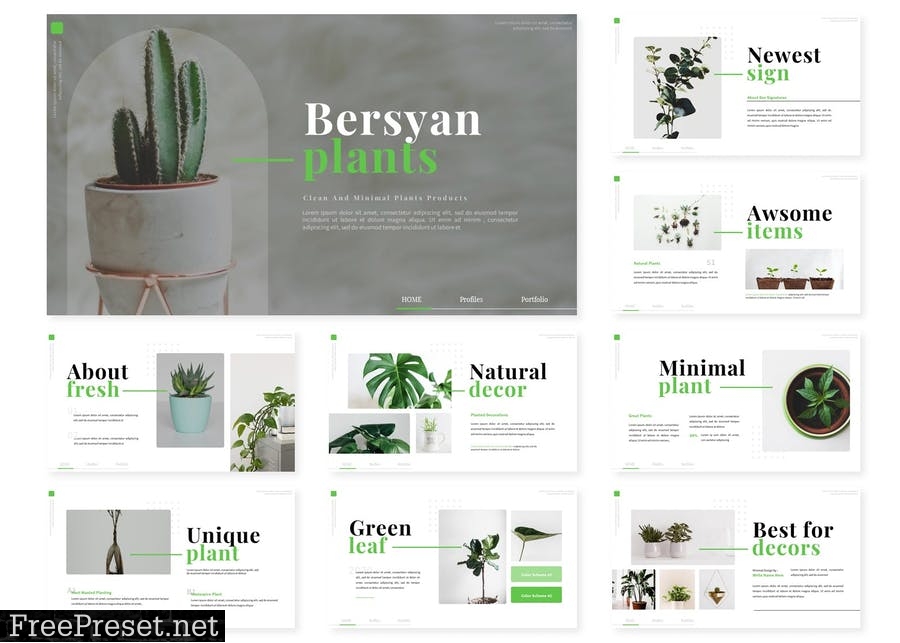 Bersyan Plants | Presentation Template 7SZXACV