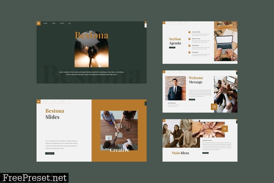 Bestona - Presentation Template FLSX54J