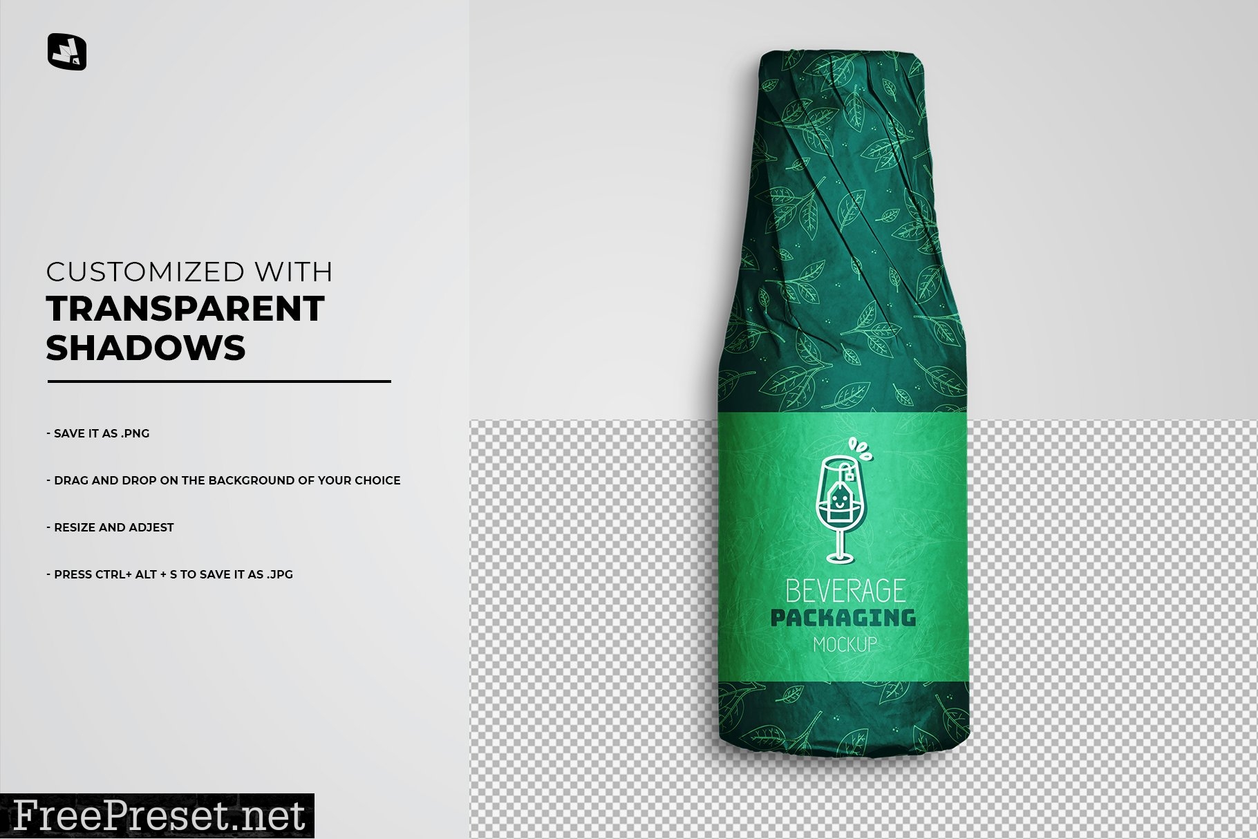 Beverage Branding Mockup 6781586