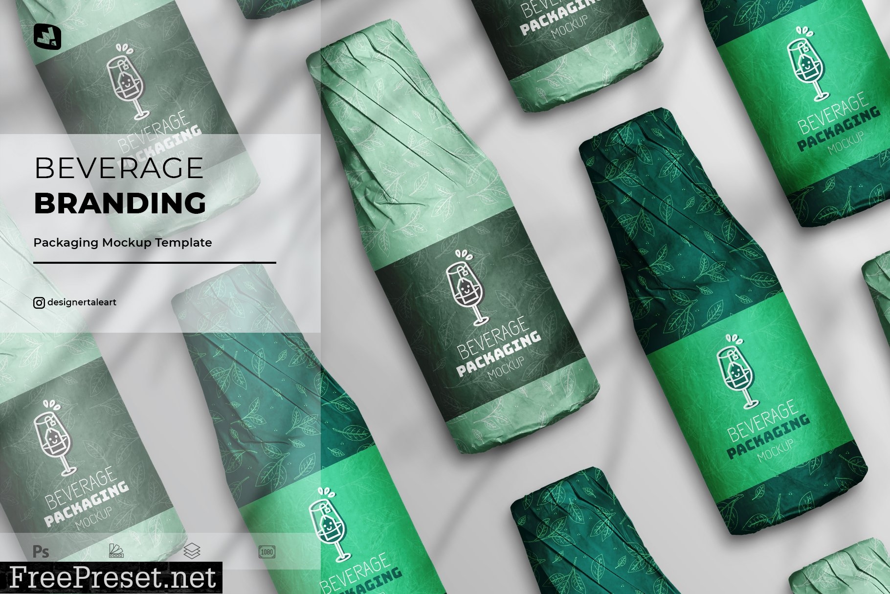 Beverage Branding Mockup 6781586