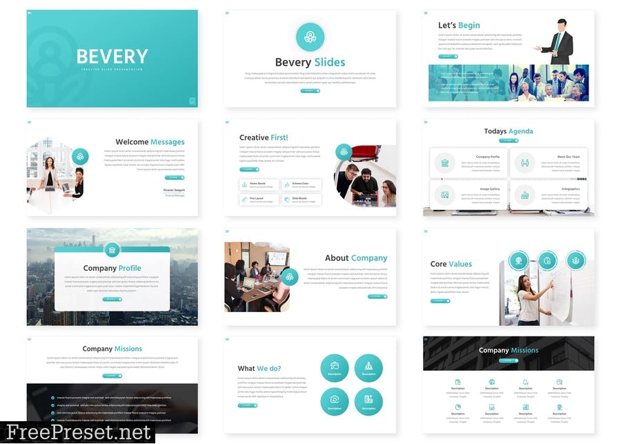 Bevery - Presentation Template YMNB5NA