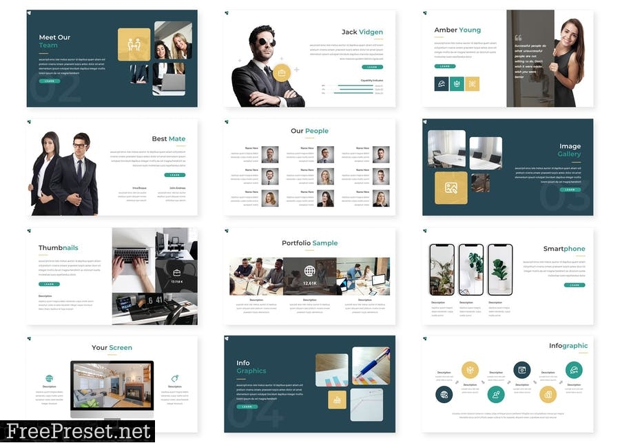 Bezins - Presentation Template T6DL3SY