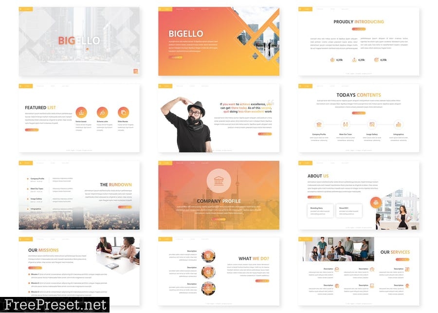 Bigello - Presentation Template KYFG89W