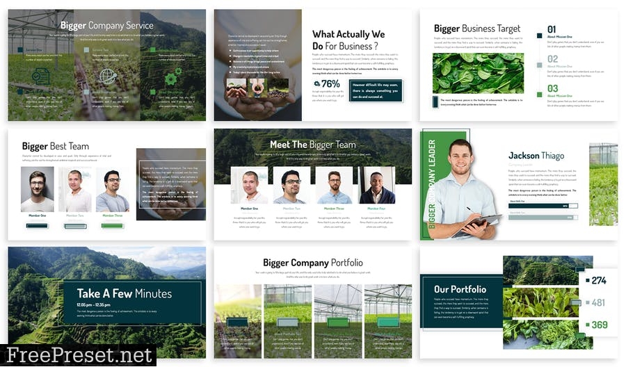 Bigger - Business Template Prensentation K7NQCJZ