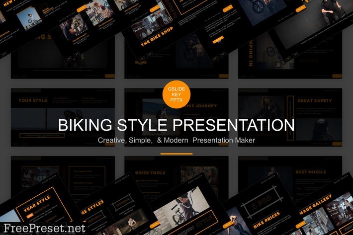 Biking Style Presentation Template AS8Z2S6