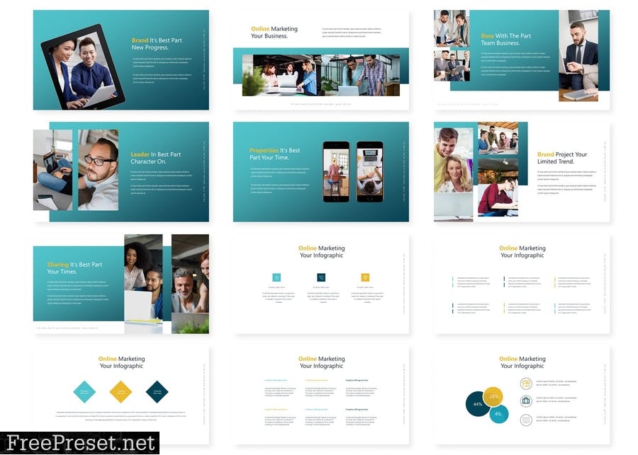 Bissniasea - Presentation Template M65ZF6G