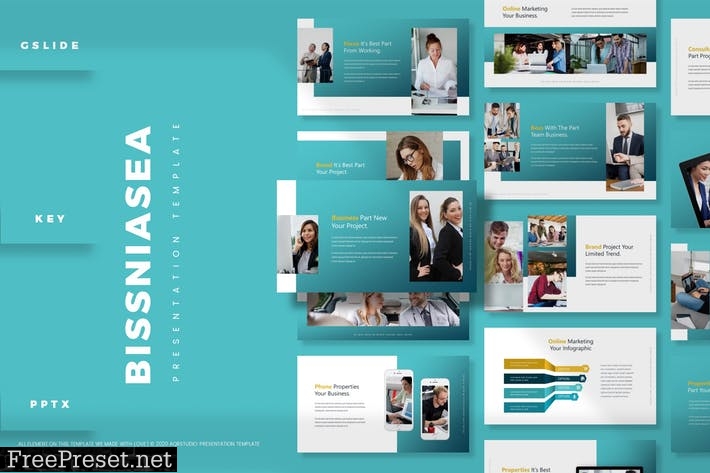 Bissniasea - Presentation Template M65ZF6G