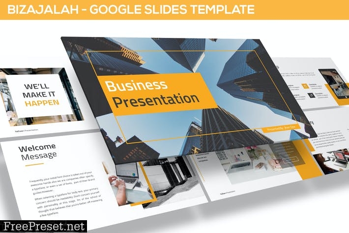 Bizajalah - Business Google Slides Template 48MEXC