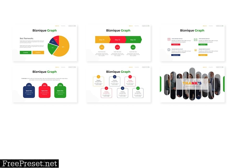 Biznique Presentation Template H8GPR8E