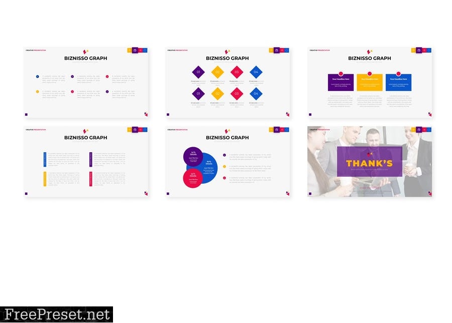 Biznisso Presentation Template LSE5BLN