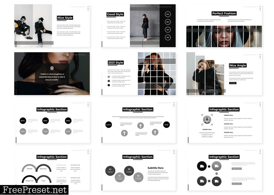 Black Noir - Presentation Template X27V2M5