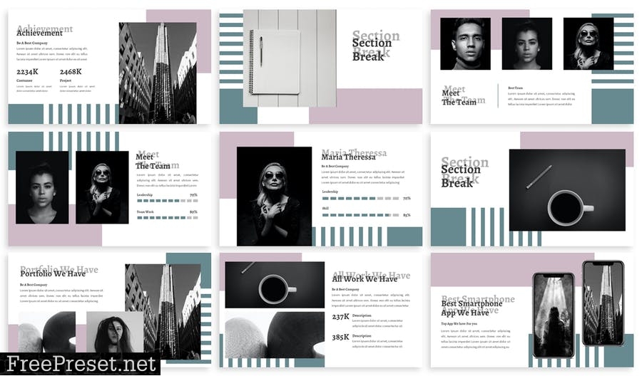 Blanc N Noir - Fashion Presentation Template 3RFJQDG