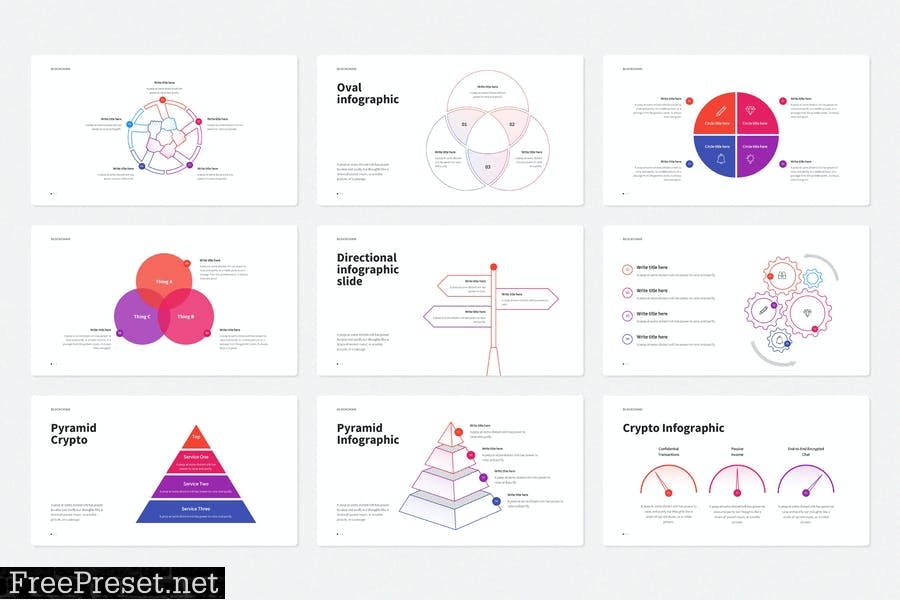 BLOCKCHAIN Powerpoint Template G8GQHN