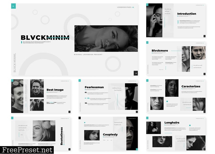 Blvckminim | Presentation Template XJBC2XC