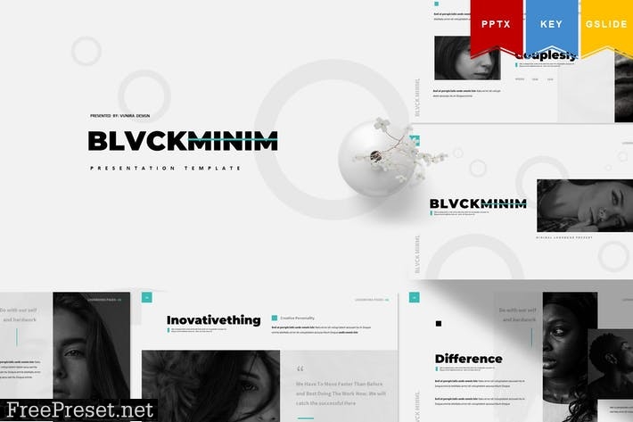 Blvckminim | Presentation Template XJBC2XC