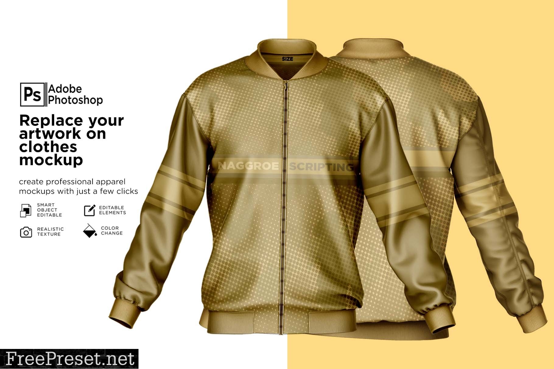 Bomber Jacket Mockup 7152584