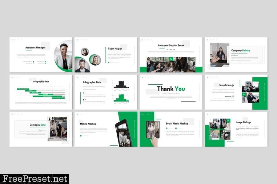 Bonaco - Multipurpose Powerpoint Template ZJGBU4P