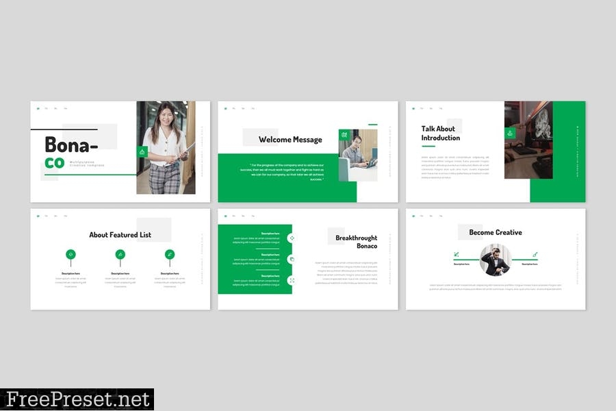 Bonaco - Multipurpose Powerpoint Template ZJGBU4P