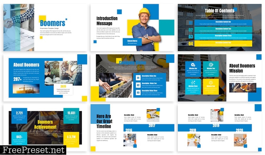 Boomers - Business Template Prensentation T59BYGH