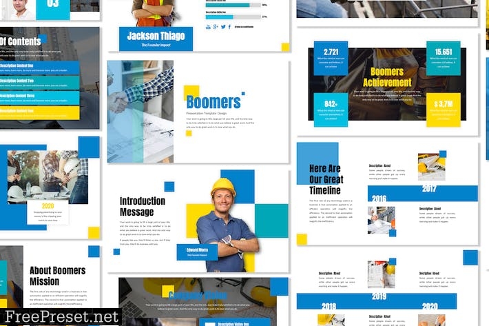 Boomers - Business Template Prensentation T59BYGH