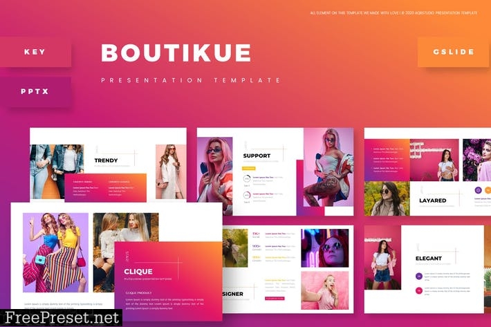 Boutikue - Presentation Template CCFYTE6