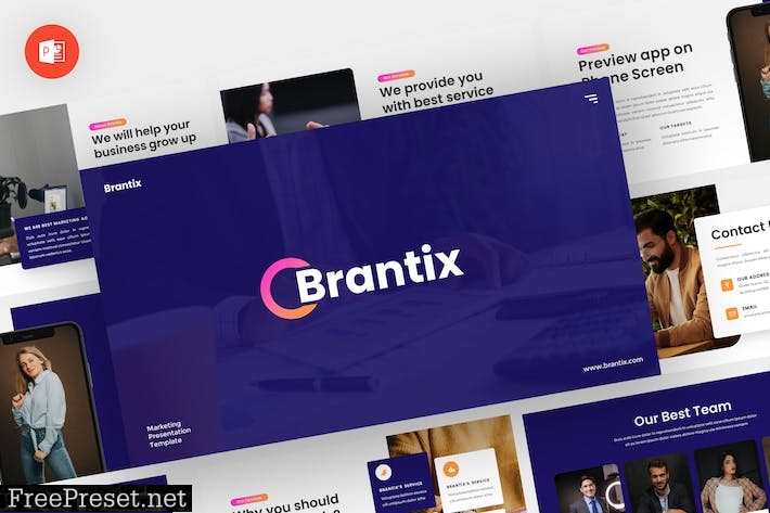 Brantix - Marketing Powerpoint Template GE9T4LL