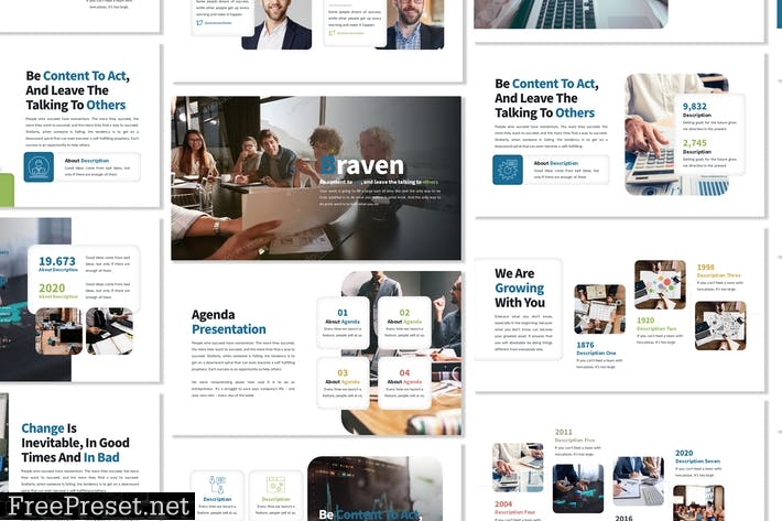 Braven - Business Template Prensentation 7PU454R