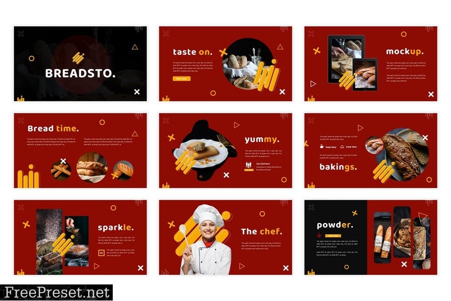 Breadsto Presentation Template DKEP485