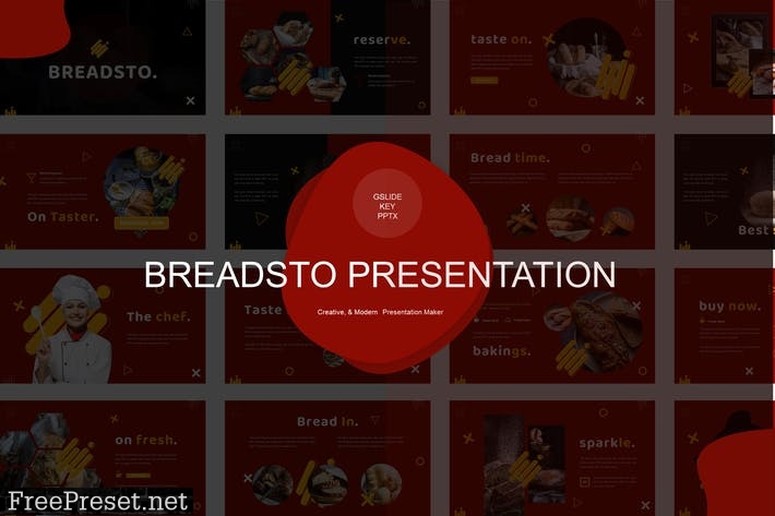 Breadsto Presentation Template DKEP485