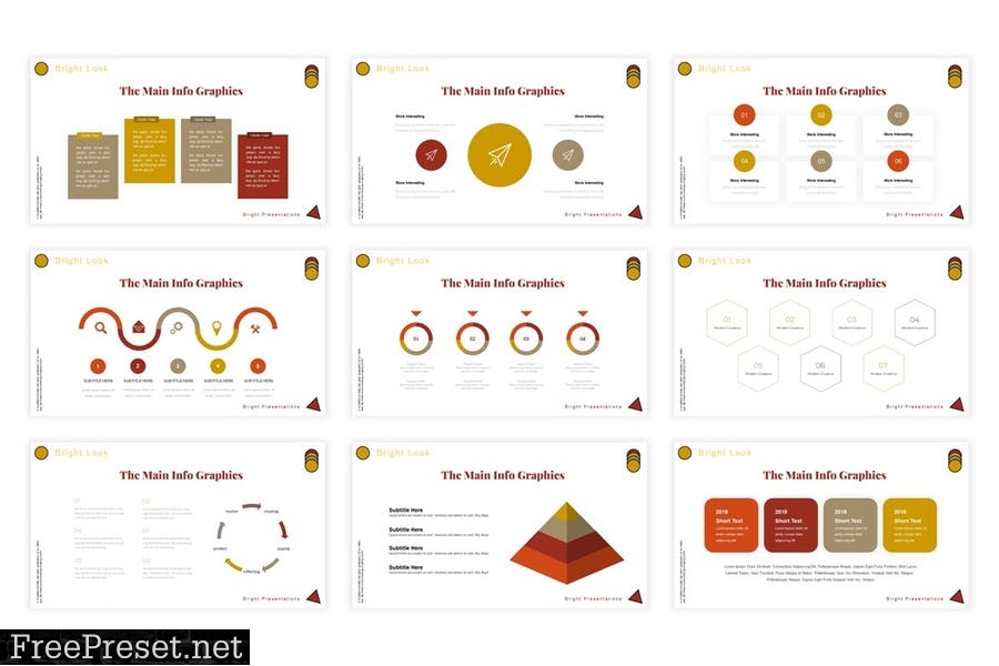 Bright Look Presentation Template JXBGM8D