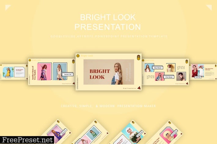 Bright Look Presentation Template JXBGM8D