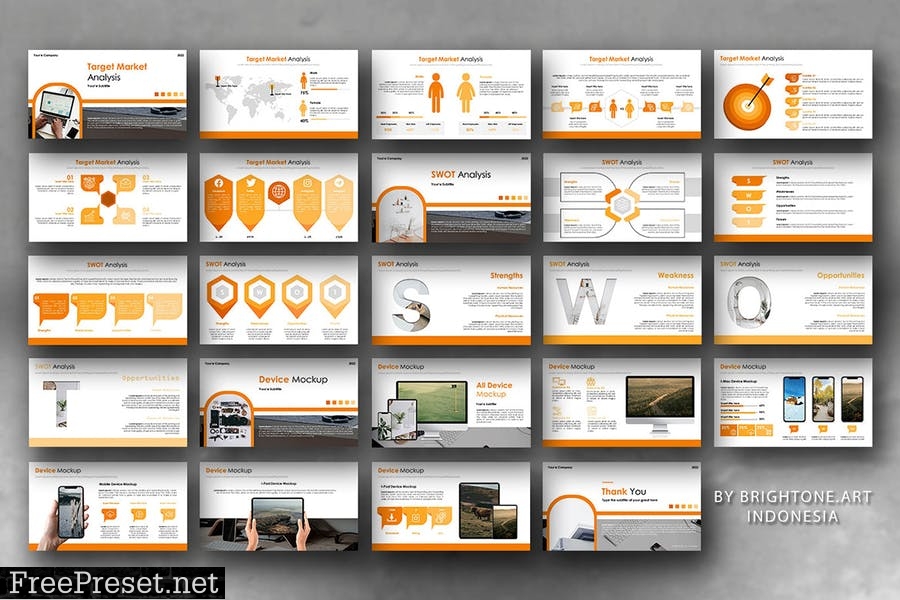 Bright V21 - Powerpoint Template 8XXC4R4