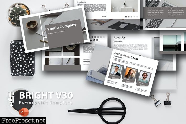 Bright V30 - Powerpoint Template WCC2WVV