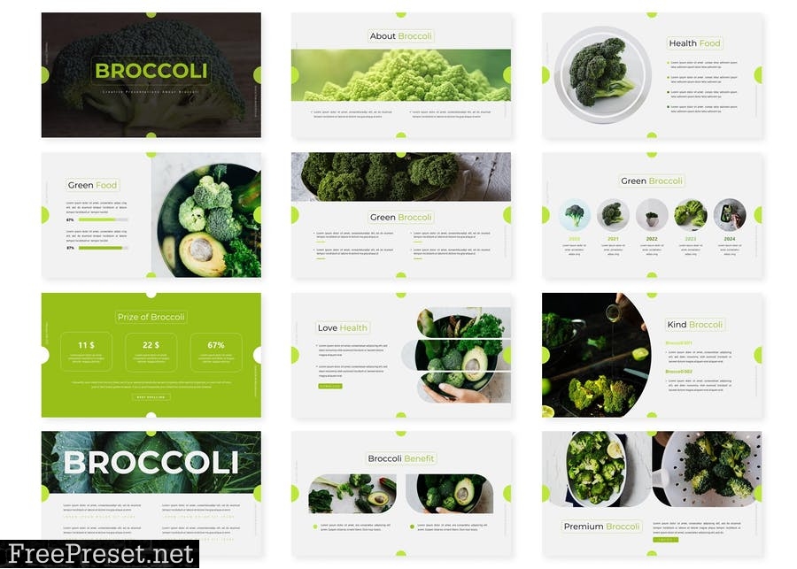 Broccol - Presentation Template G9RU2PX