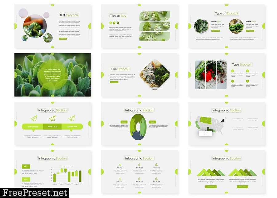 Broccol - Presentation Template G9RU2PX